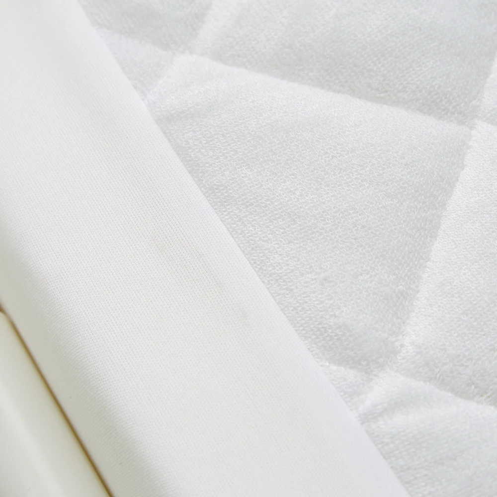 Waterproof Crib Bed Sheet Air Jacquard Bamboo Quilted Mattress Protector Cover