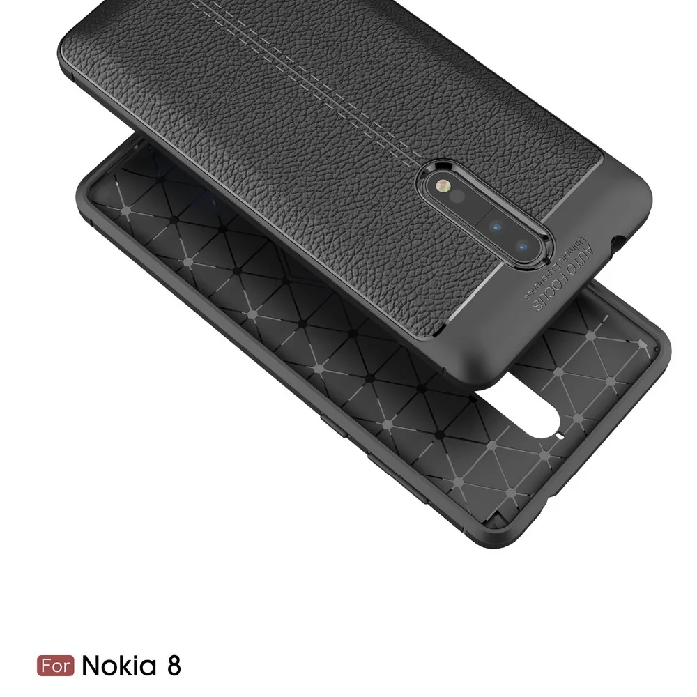 Новый завод прибытия ТПУ защитный мобильный телефон Обложка чехол для Nokia 8