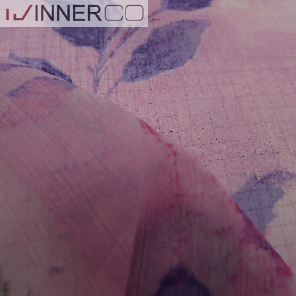 Floral dress crinkle chiffon fabric