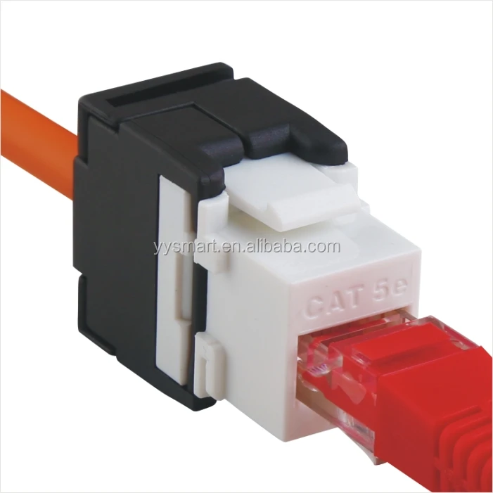 OEM Factory Keystone RJ45 RJ12 jack CAT5E Keystone Jack