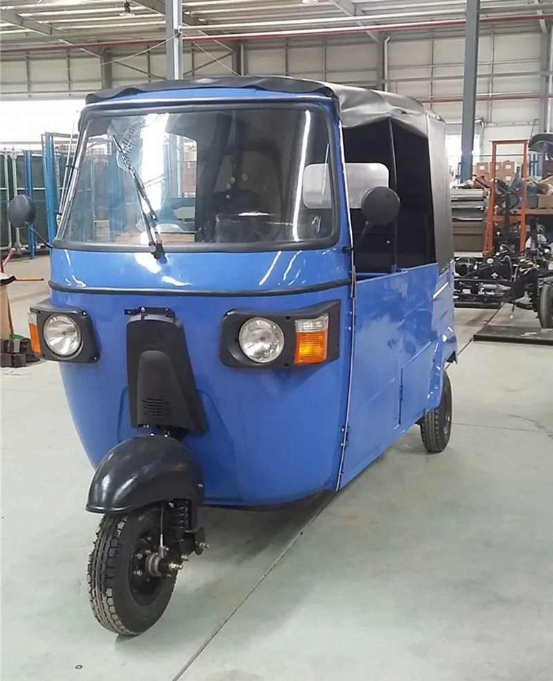 Chongqing adult tricycle bajaj 3 wheel mototaxi tuk tuk with 4 doors