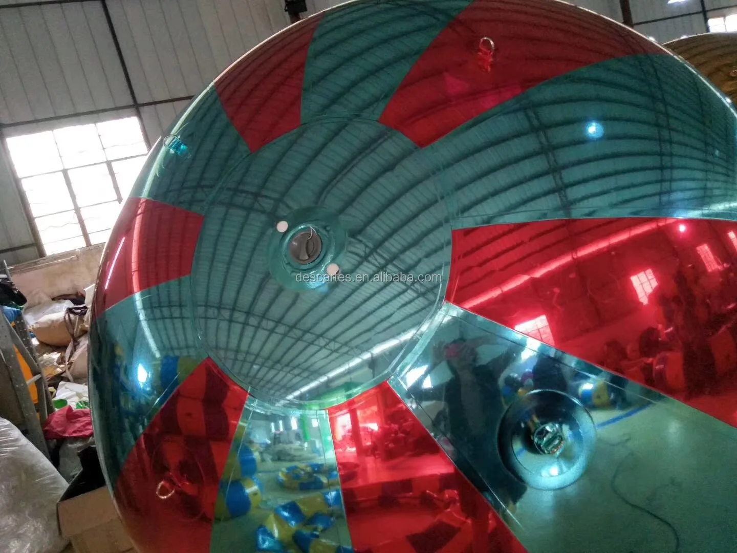 0.5mm Double Layer PVC Colorful Inflatable Concert Mirror Ball for Stage/Show