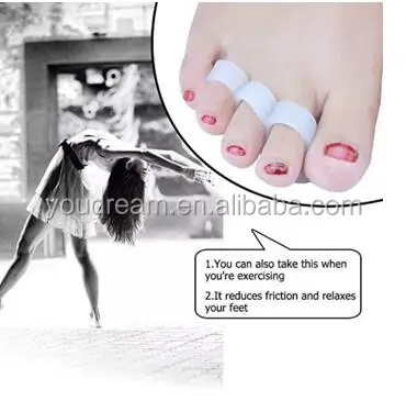 Toe Crest Pads for Hammer / Toe Straightener Hammer Toe Cushion Overlapping / Toe Straightener Pain Relief