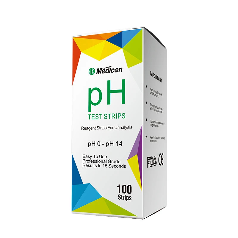 Universal Ph test strips 0-14 for liquid