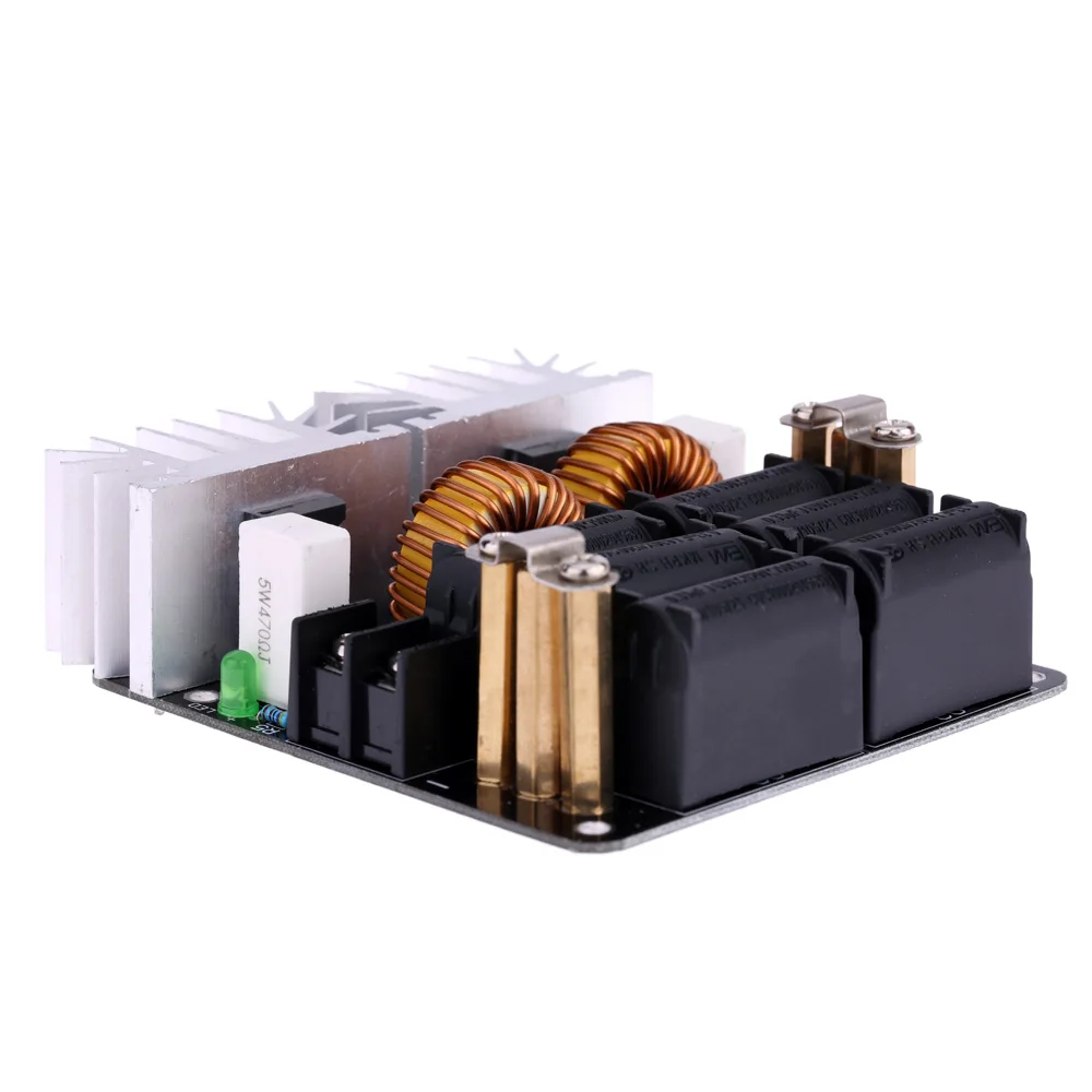 Low ZVS 12-48V 20A 1000W Low Voltage Induction Heating Board High Frequency Induction Heating Machine Module