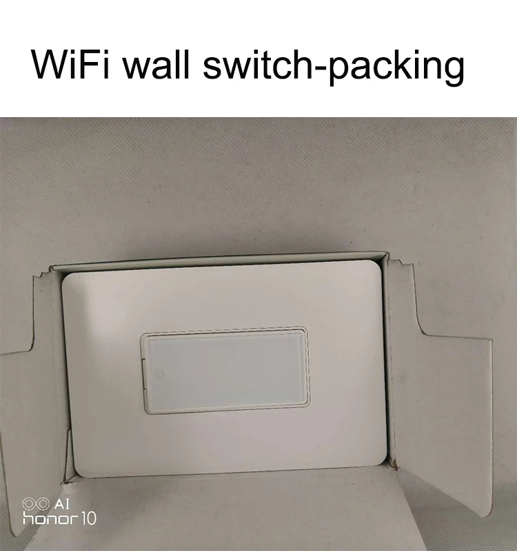 10 years factory fast delivery custom logo WiFi US 1Gang Smart Wifi Wireless Remote Control Wall Light Switch