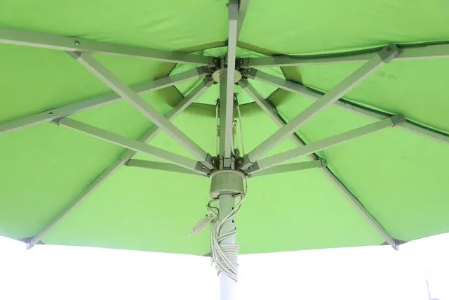 Pantone Color Customized Designs Customized Available Custom Canvas Umbrella Table Patio Parasol Umbrella for Beach Outdoor