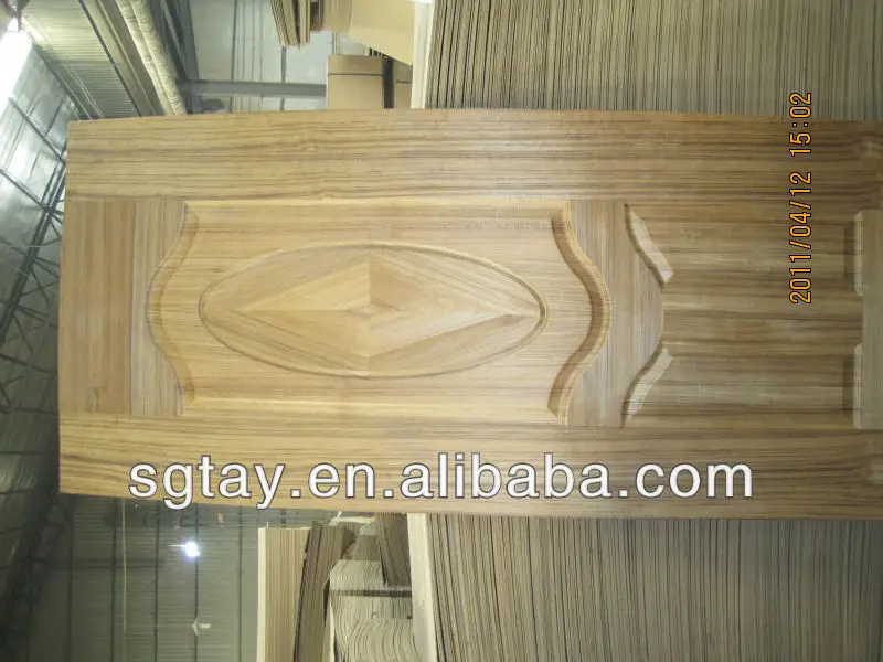 
NaturalTeakWood Veneer HDF Door Skin 
