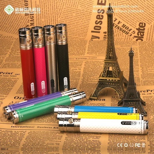 
Hookah Pen 2200mah Wholesale pen ego II twist 2200 mah long lasting one week ego battery 