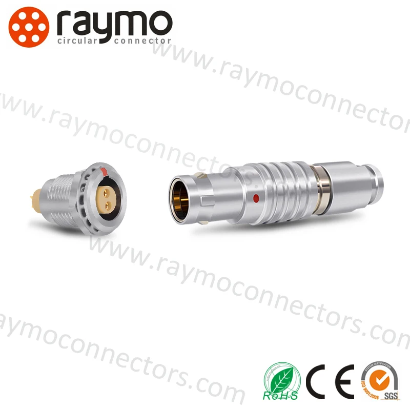 Connector B K S series Push pull Circular Connector with Multi-core from 2 to 32 pins