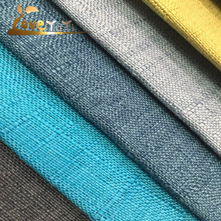 100% полиэстер, лен, как для подушки, однотонная окрашенная ткань для дивана