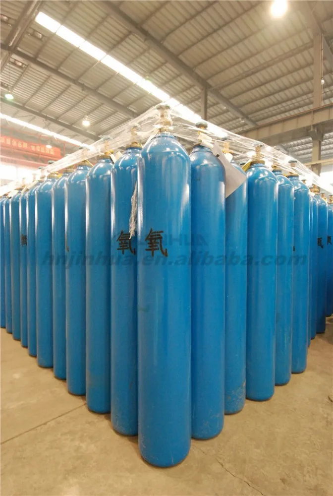 Seamless Steel Industrial Oxygen Gas Cylinder For Sale