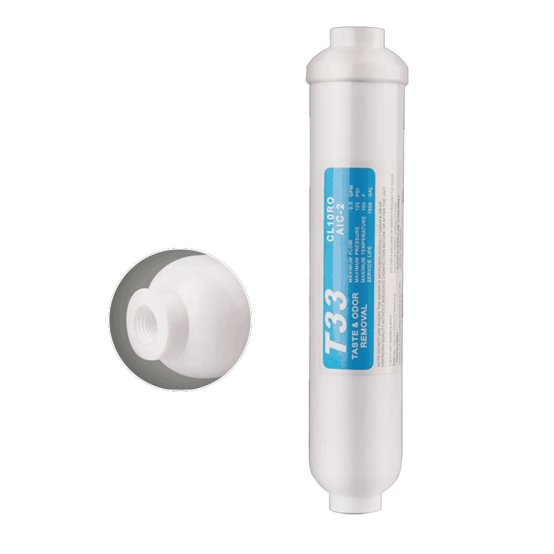 T33 Post Water Filter Activated Carbon Cartridge For RO Water Purifier & UF Water Filter With Cheap Price