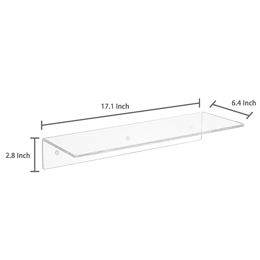 Wall Mounted Modern Display Racks acrylic storage rack wall mount shelf