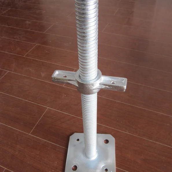 34mm adjustable hollow screw base jack for scaffolding