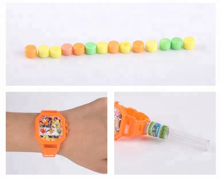 Детский маленький подарок лабиринт часы сжатые сладкие конфеты игрушка