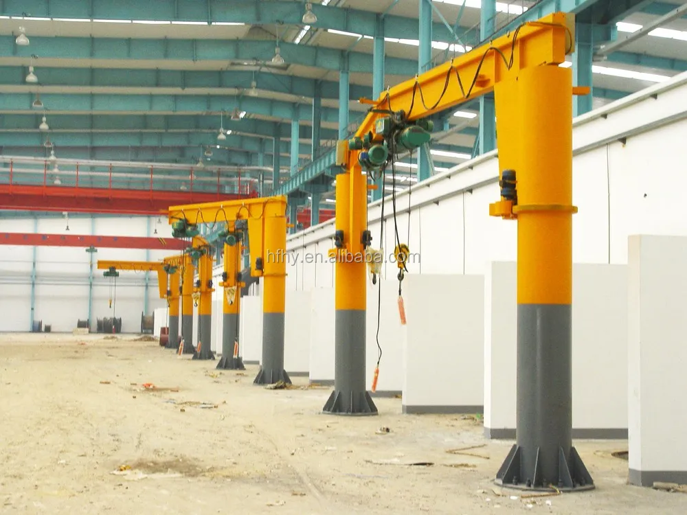 Jib crane/180 degrees, 360 degrees rotating cantilever crane 500kg