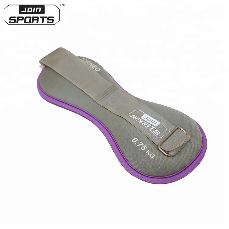 Professional manufacture wholesale sports equipment 0.5kg/1.0kg/1.5kg/2kg custom adjustable ankle weights