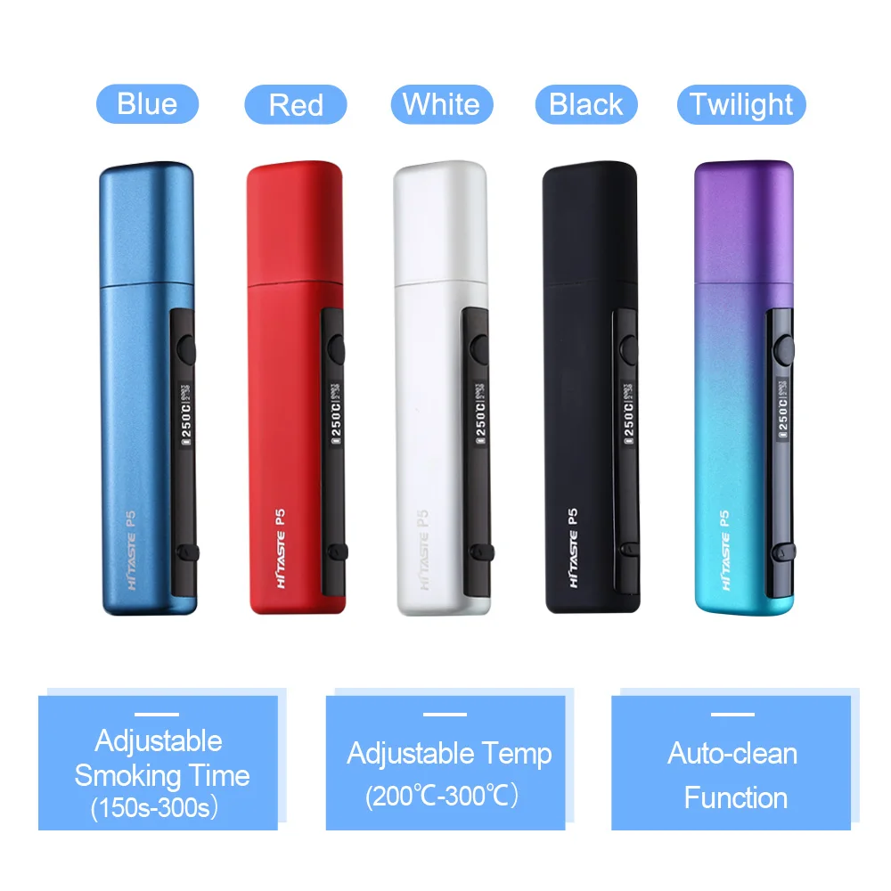 In Stock Japan Popular Hitaste P5 Heating Tobacco Cartridge Not Burn Vape