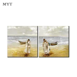 Высококачественная масляная живопись Пейзажа для гостиной, картины на холсте, настенное искусство