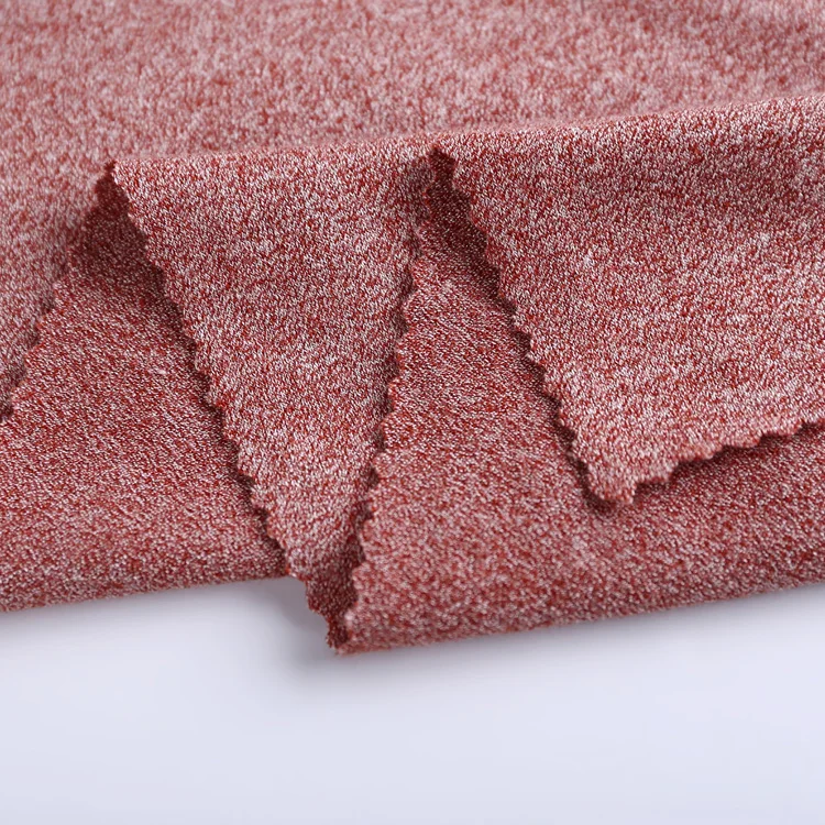 Colorful smooth 48% polyester 48% rayon 4% spandex  jersey   moss crepe knitting fabric for pretty dress