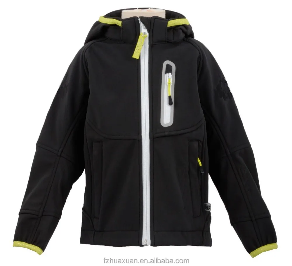 high performance waterproof black jacket for men
