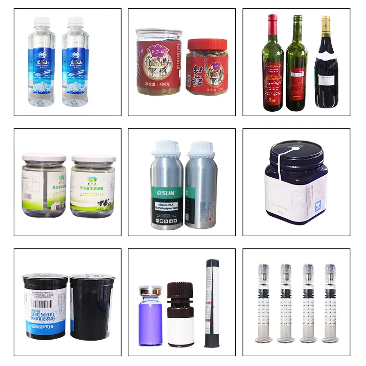 2023 Semi Automatic Manual Round Bottle Labeling Machine Case Packaging Type 20-40pcs/min
