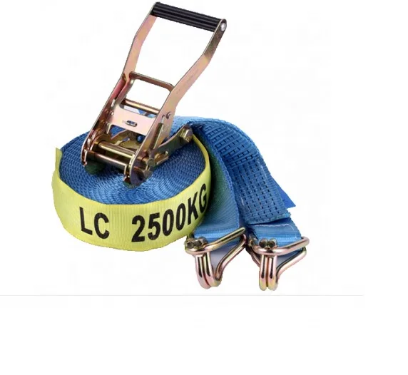 Australia type 50mm 5T cargo ratchet tie down with hook and keeper/swan hook