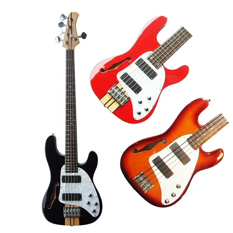 
 Оптовая цена, продвижение, новая электрическая черная бас-гитара, 5 струн  