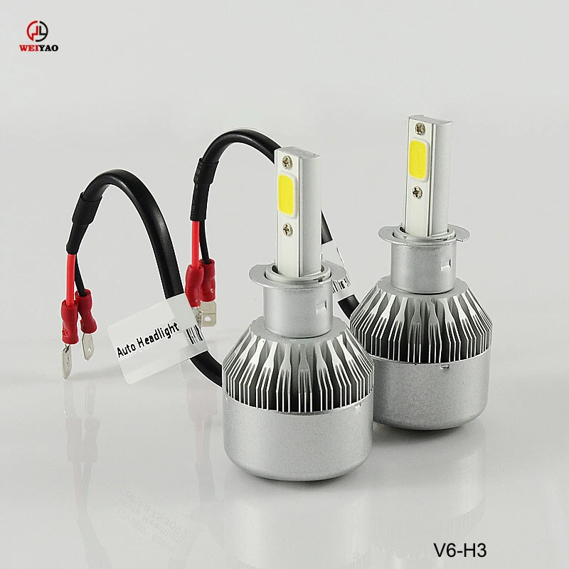 Купить легко партии H3 DC9-36V автомобильные аксессуары светодиодные фары из Китая поставщиком