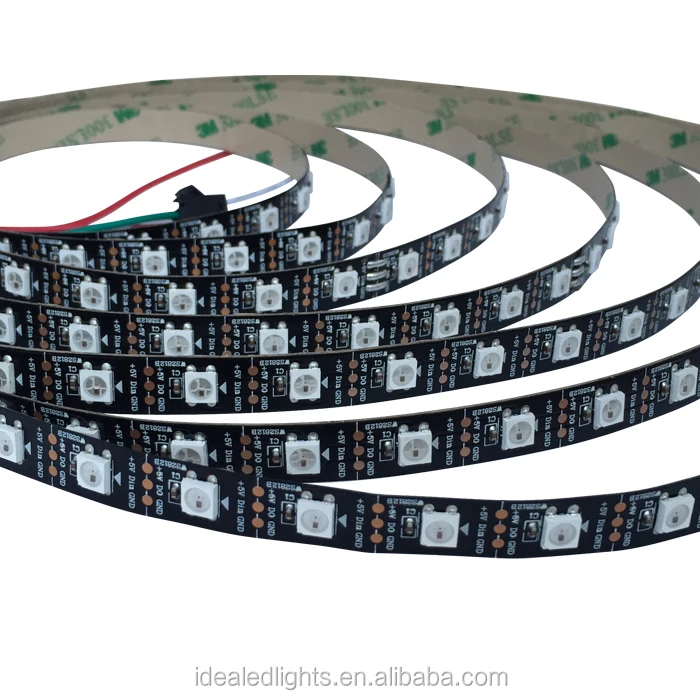 
Addressable SMD 5050 WS2812b IC digital led strips 60 leds/m 