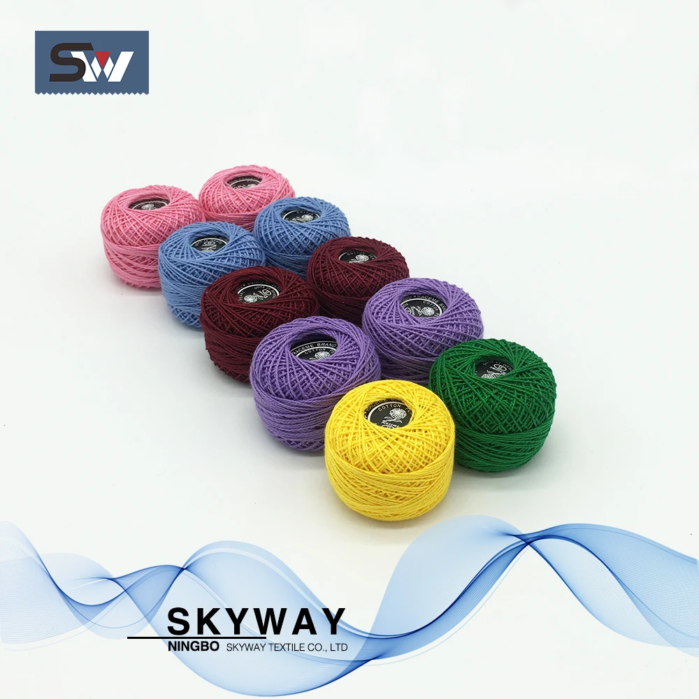 10pcs box cotton thread 5g 10g ball for crochet