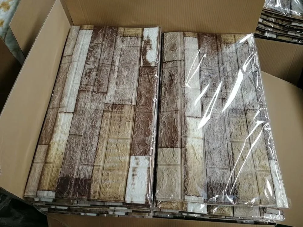 Foam Wallpaper Lebanon Hot Selling 3d wallpaper brick wallpaper 3d WATERPROOF FOAM PANEL