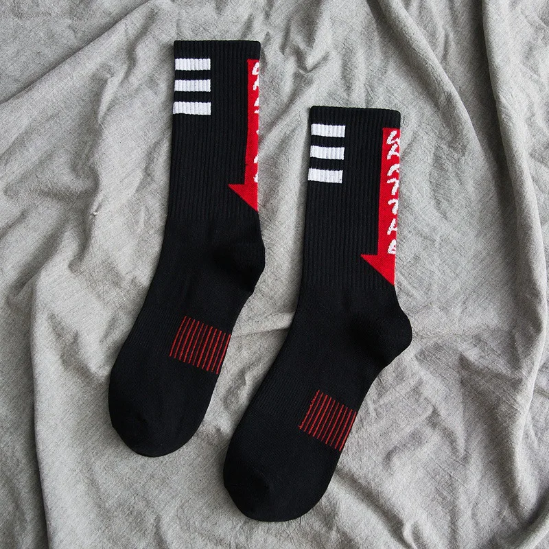 Мужские носки для девочек длинные с круглым вырезом хлопковая Футболка в стиле хип-хоп классная забавная кататься на коньках с надписью носки