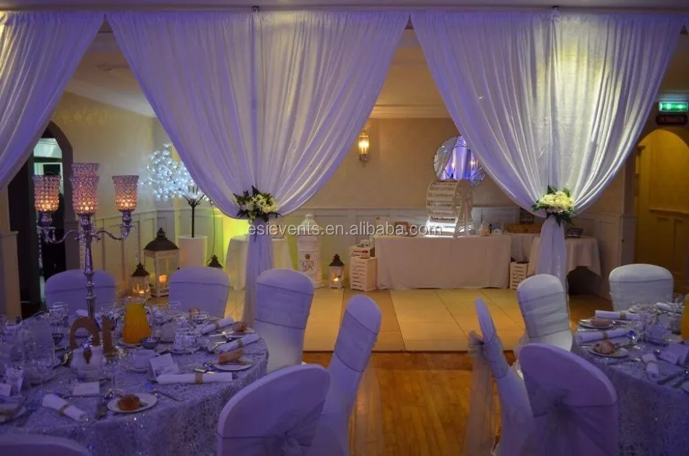 ESI factory Wholesale pipe and drape wedding backdrop stand for wedding