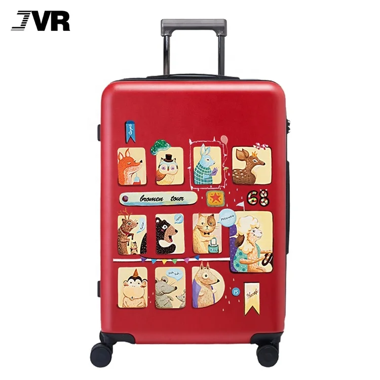 Pc Abs 20 24 28 3pcs China Travel Luggage Sets Cartoons Suitcase For Kids / Children
