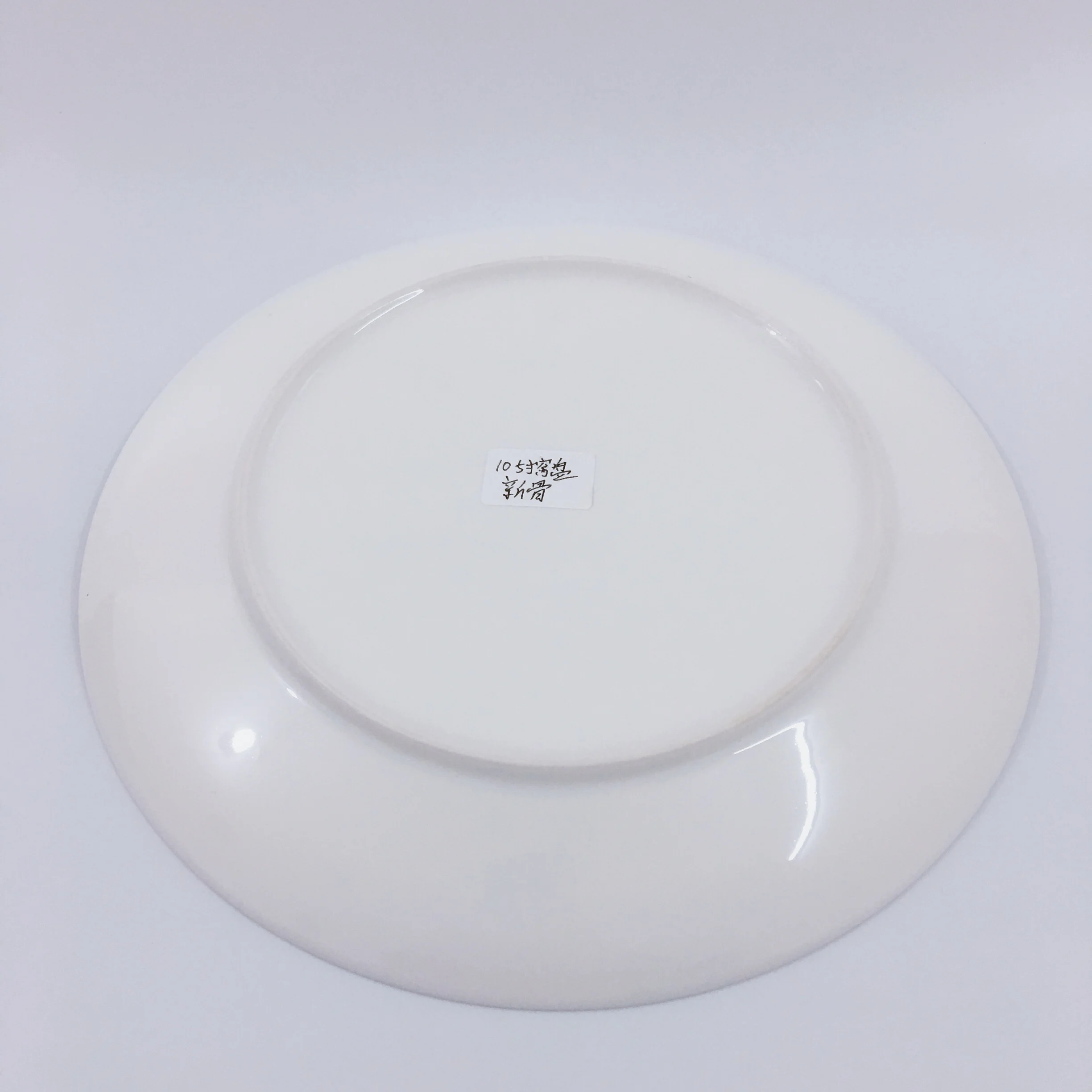 10 inch Cheap bulk packing unique dessert plate white ceramics square spaghetti italian pasta plate for wedding