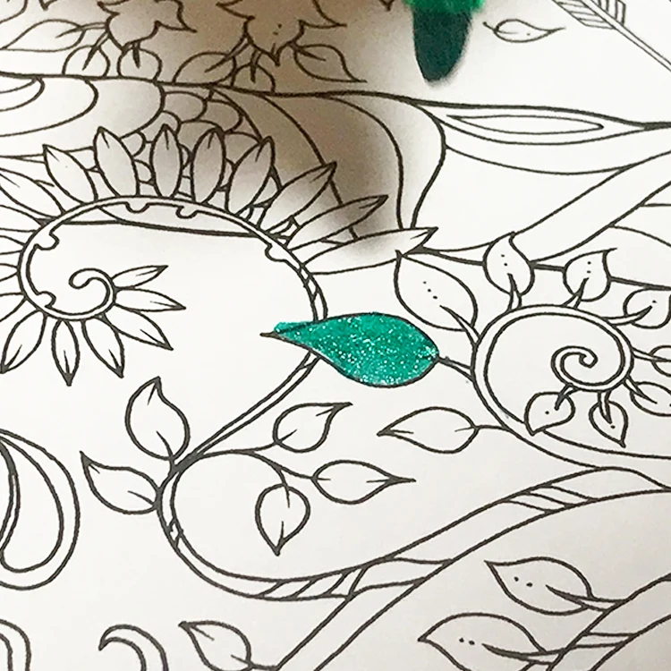 Ready to ship Bieco glitter whiteboard Paper marker Colouring Book Pens For Wholesale