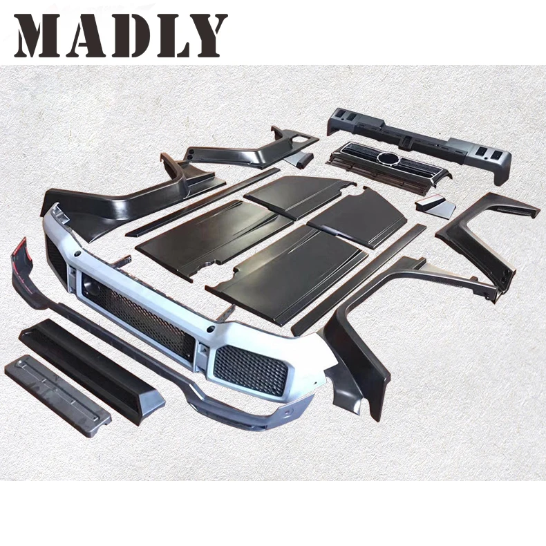 G55 G500 to G800 G63 G65 BRS Style full body kits for Mercedes G63 G class W463 body kits