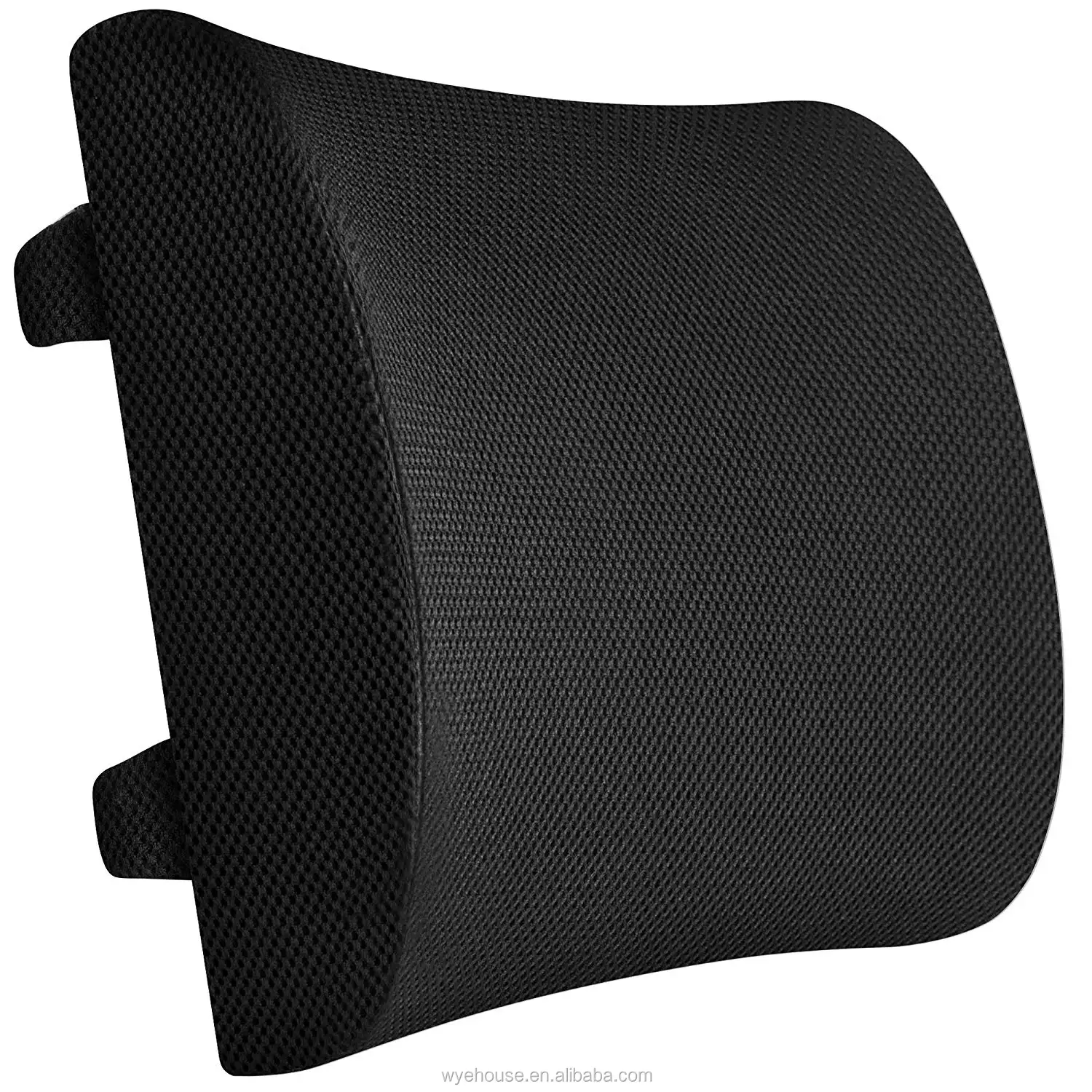 Square Bus Driver Seat Cushion Lumbar Sciatica Memory Foam Lumbar Support for Office Chair