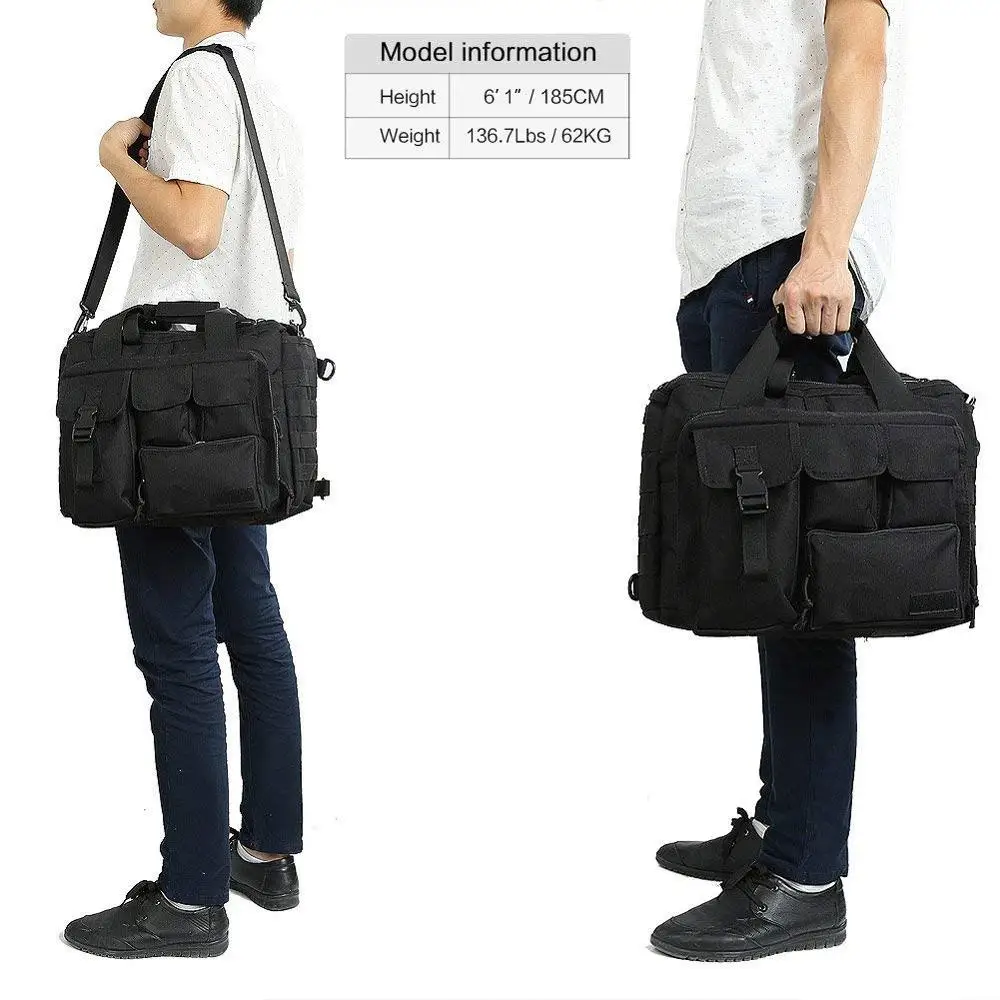 Многофункциональная Мужская Военная тактическая сумка-мессенджер, сумка, достаточно большой портфель для ноутбука 15,6 дюйма