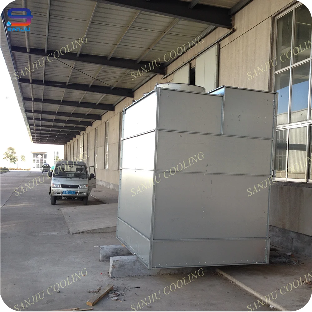 30 Ton Closed Circuit Cross Flow GHM-225 Wet Square Liquid Cooling Tower for Induction Furnaces