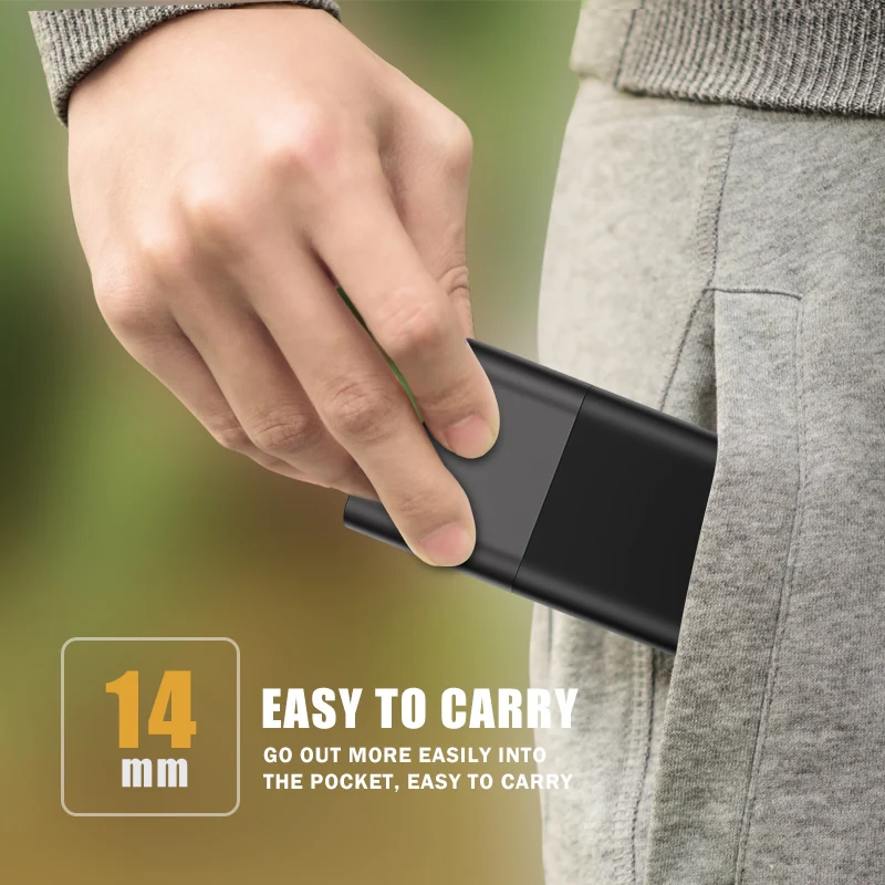  Быстрая зарядка 3 0 портативное зарядное устройство 10000 мА двойной USB Внешнее для мобильных телефонов планшетов