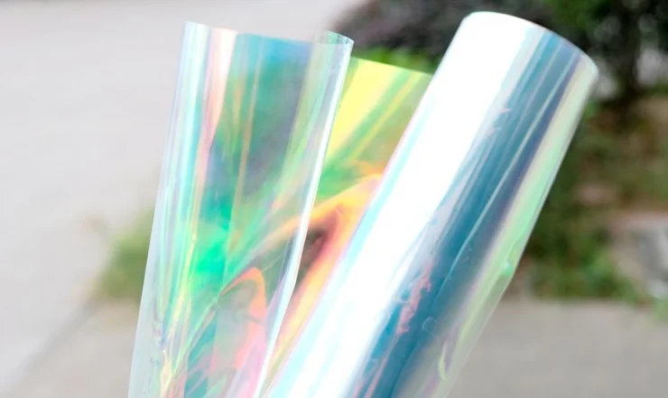 
Angelina Crystalina Fantasy Iridescent Cellophane Film of PET Materials 