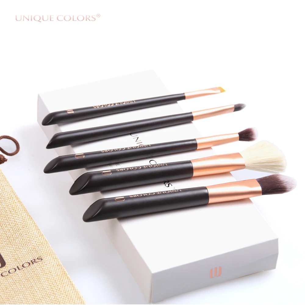 Unique Colors 5pcs Foundation Facial Make Up Brush Nylon Hair Powder Makeup Brush