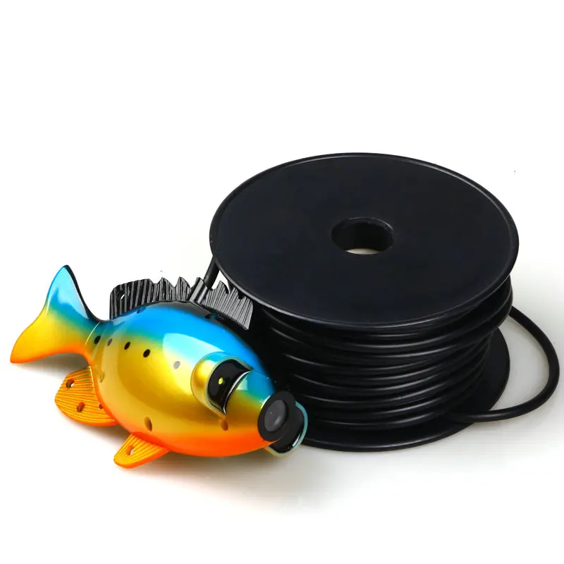 Fish Finder HD Waterproof Underwater Surveillance Fishing Video Camera With 2Pcs White LED Lights