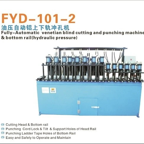
Auto Hyduric Punching machine for Metal and aluminum headrails blinds headrail punching hole machine 