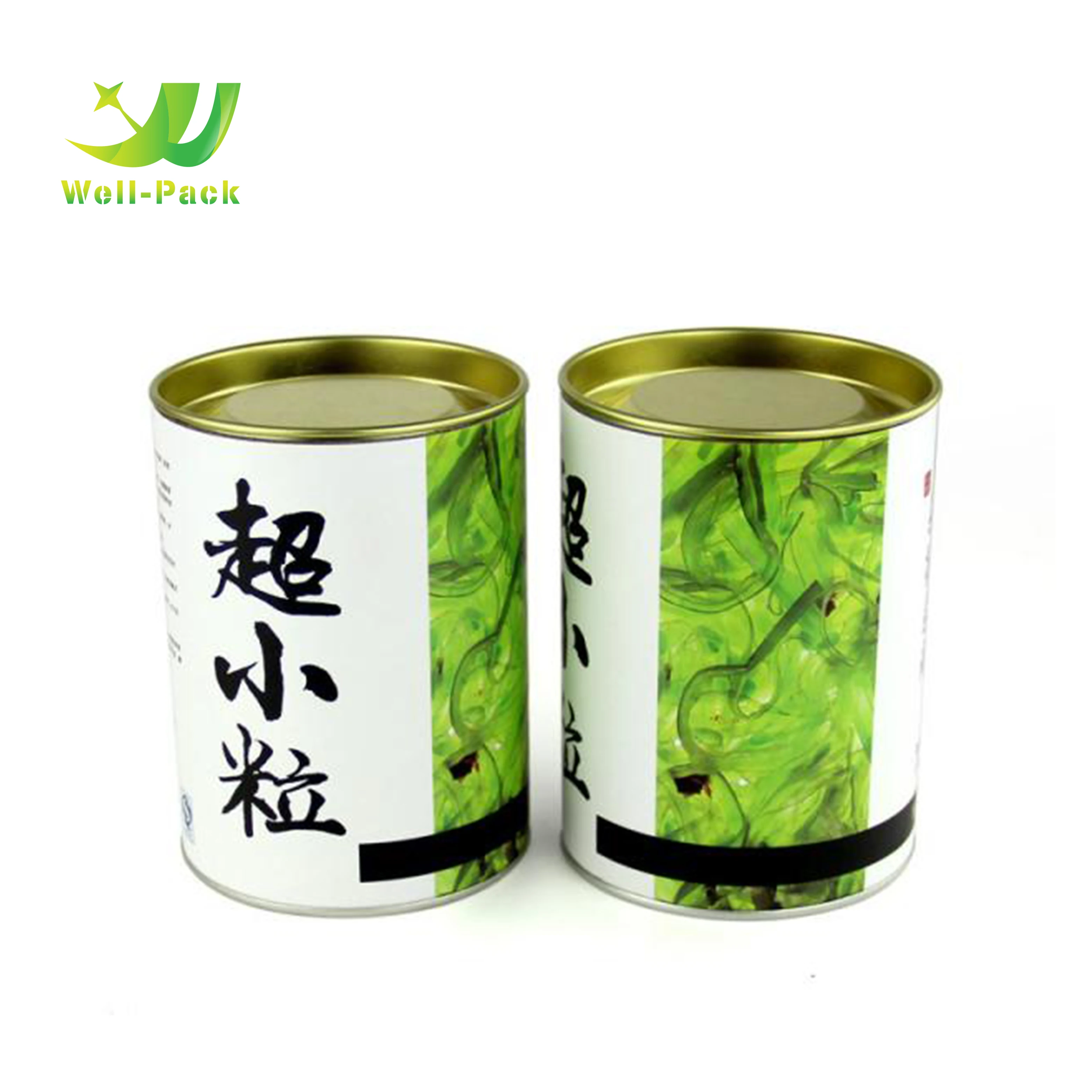 Aluminum Inside Paper Tubes Tea Box Packaging Coffee Packaging Paper Tubes With Logo Printing