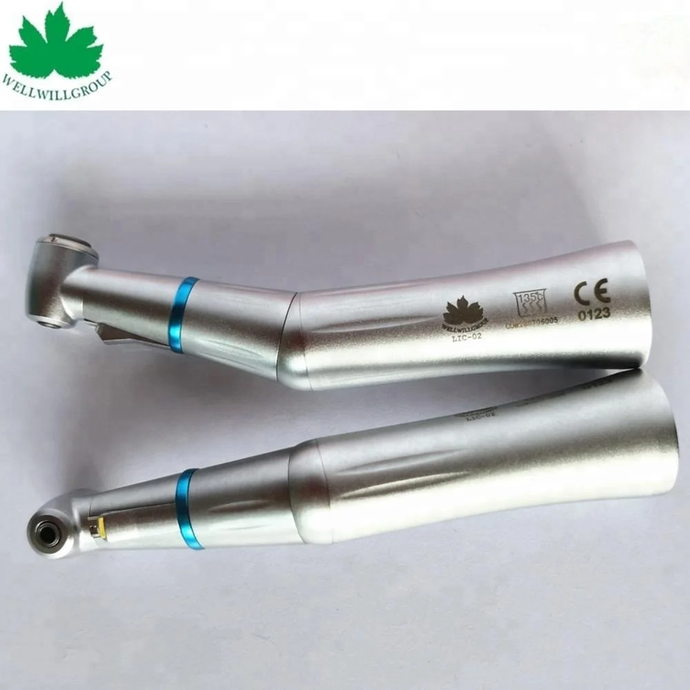 LIC-02 1:1 LED Push Button Low Speed Contra Angle Handpiece