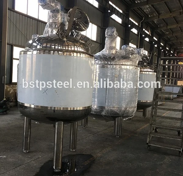 Stainless steel vacuum high speed shear mixing tank